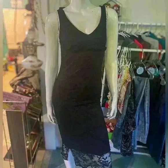Vintage Necessary Objects Lace Dress with Slits Size  Small - Picture 1 of 6